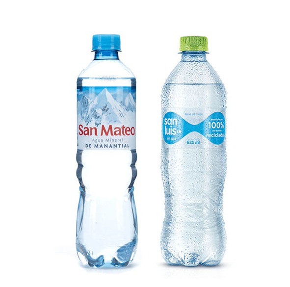 Agua sin o con gas