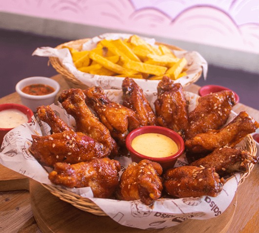 Alitas BBQ (12 piezas)