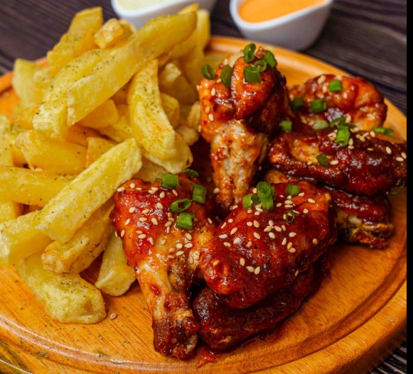 Alitas BBQ (6 piezas)
